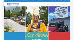 Desktop Screenshot of losalamosmainstreet.com